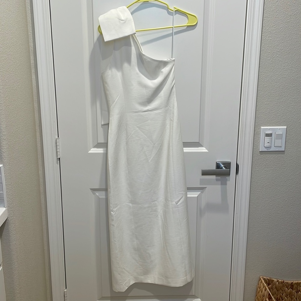 C/MEO revolve bridal dress, graduation dress